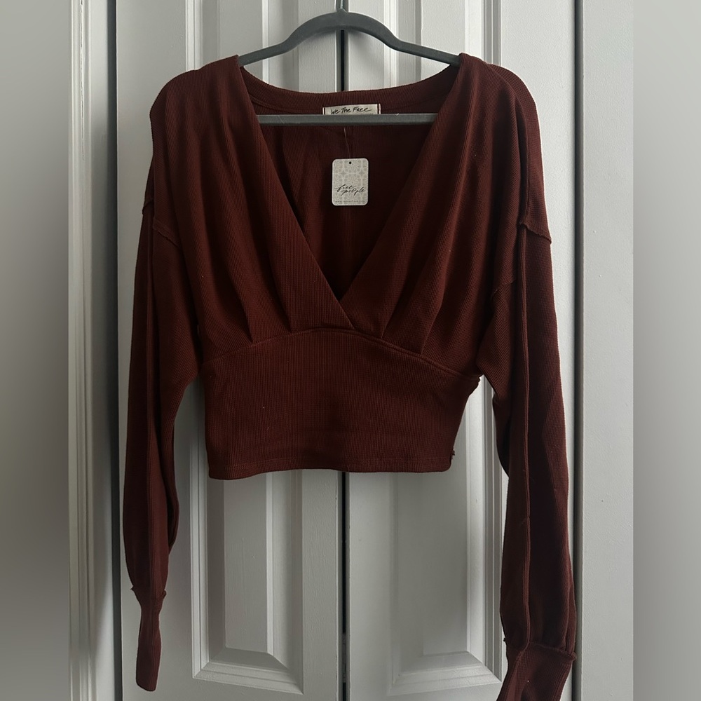 NWT Free People - We The Free Thermal Top